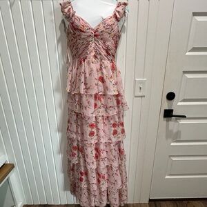 Mac Duggal Floral Dress